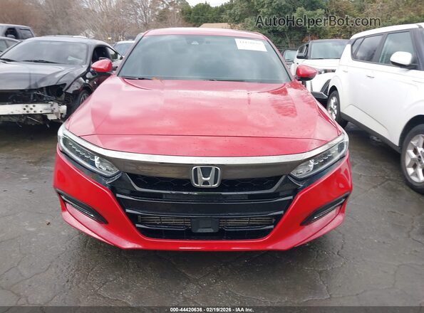 1HGCV1F37KA021027 2019 HONDA ACCORD Red 