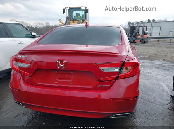 1HGCV1F37KA021027 2019 HONDA ACCORD Red 