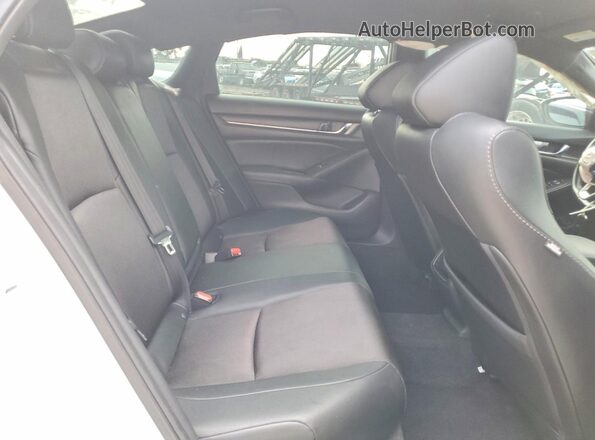 1HGCV1F37LA010465 2020 HONDA ACCORD White უკანა სავარძლების ხედი