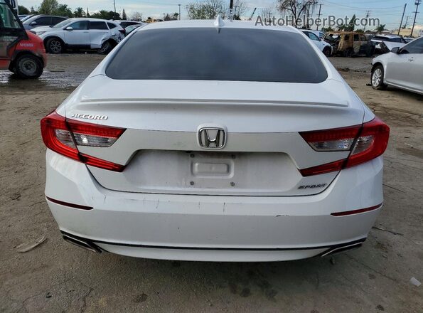 1HGCV1F37LA010465 2020 HONDA ACCORD White უკანა ხედი