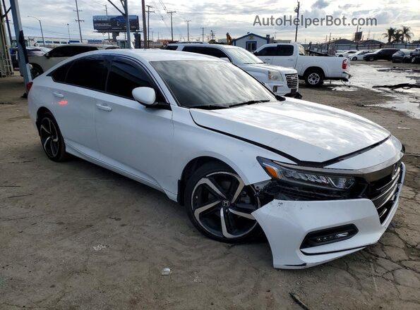 1HGCV1F37LA010465 2020 HONDA ACCORD White წინა მარჯვენა