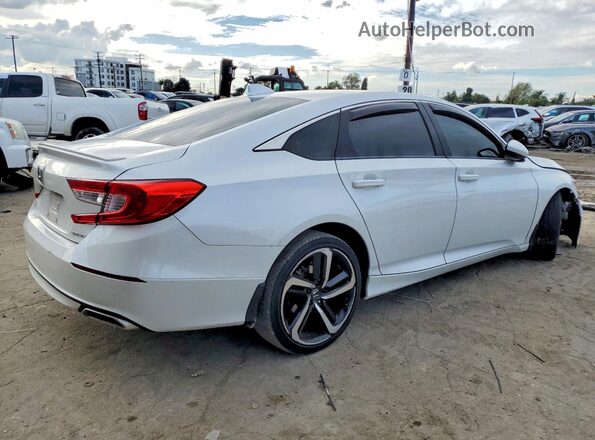 1HGCV1F37LA010465 2020 HONDA ACCORD White უკანა მარჯვენა