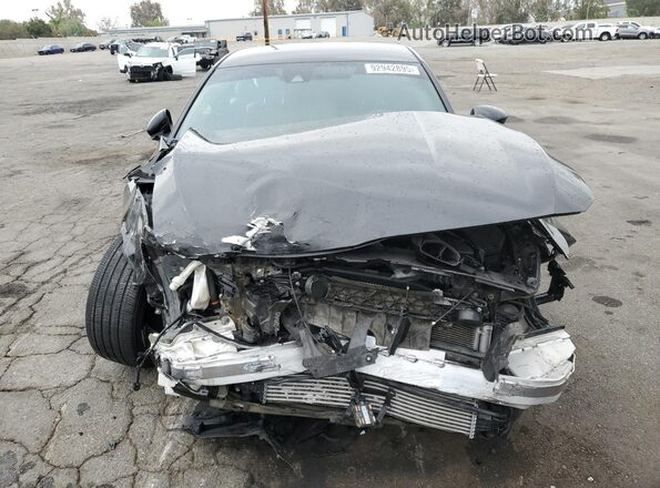 1HGCV1F38KA063996 2019 HONDA ACCORD Black Вид спереду