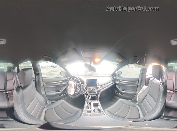 1HGCV1F38KA063996 2019 HONDA ACCORD Black Панорамний вид салону 360°