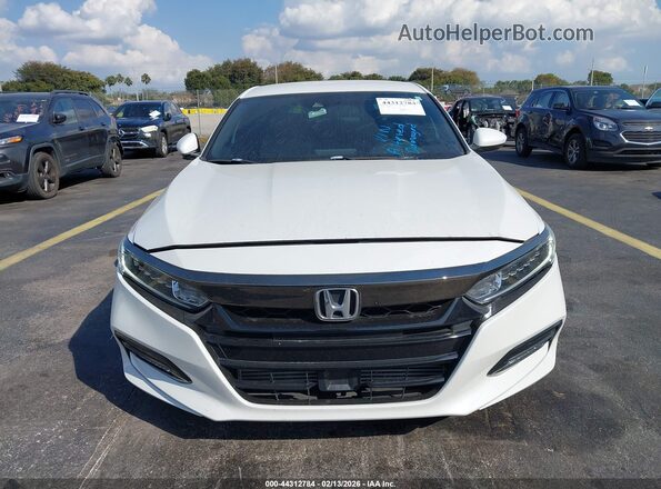 1HGCV1F38LA018252 2020 HONDA ACCORD White Вид спереду