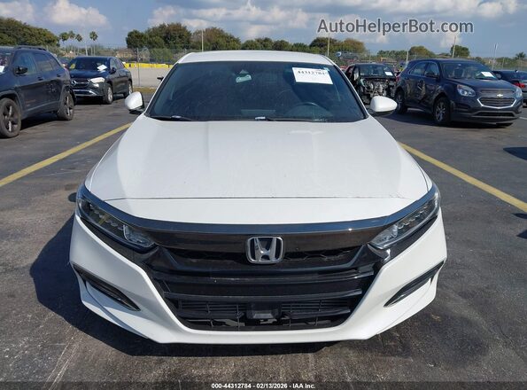 1HGCV1F38LA018252 2020 HONDA ACCORD White Вид щитка приладів
