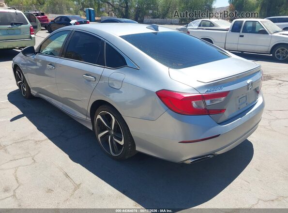 1HGCV1F39KA047757 2019 HONDA ACCORD Серый Задняя левая четверть