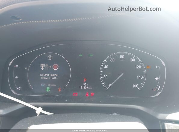 1HGCV1F39KA047757 2019 HONDA ACCORD Серый Вид задних сидений
