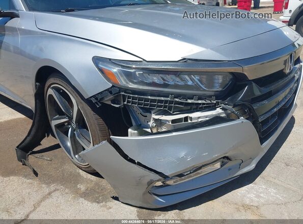 1HGCV1F39KA047757 2019 HONDA ACCORD Серый Вид спереди