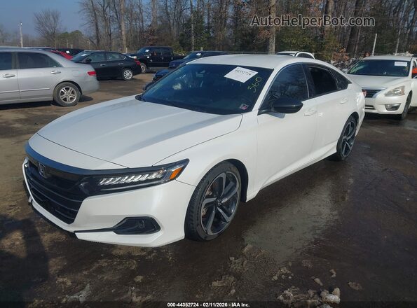 1HGCV1F39NA104026 2022 HONDA ACCORD White Front left