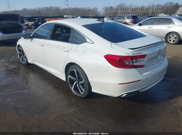 1HGCV1F39NA104026 2022 HONDA ACCORD White Rear left