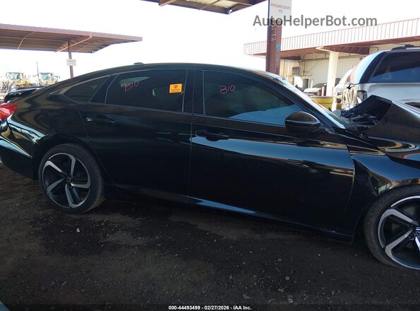 1HGCV1F3XJA199125 2018 HONDA ACCORD Black 