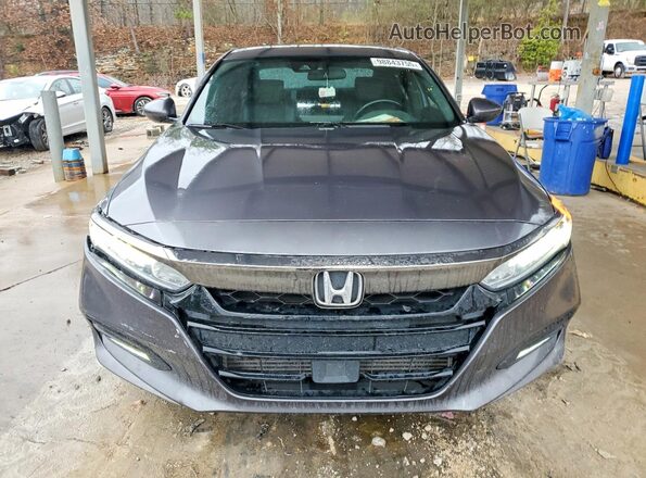 1HGCV1F3XKA042129 2019 HONDA ACCORD Charcoal Դիմացի տեսք
