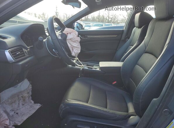 1HGCV1F3XKA125592 2019 HONDA ACCORD Charcoal 