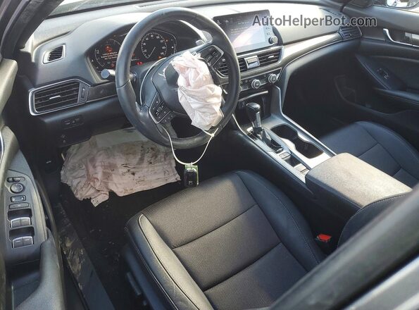 1HGCV1F3XKA125592 2019 HONDA ACCORD Charcoal 