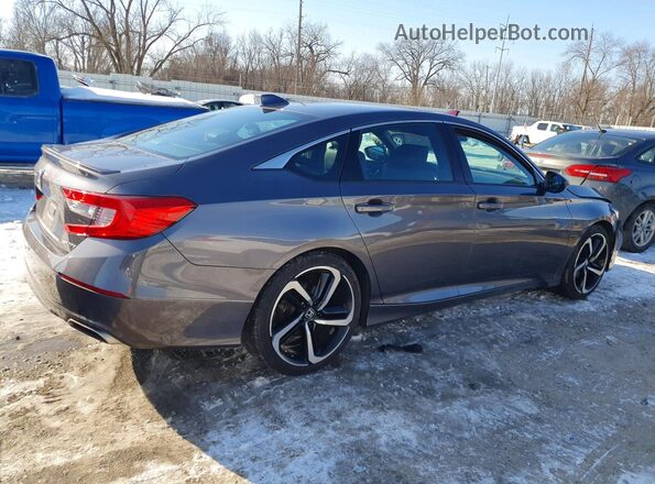 1HGCV1F3XKA125592 2019 HONDA ACCORD Charcoal 