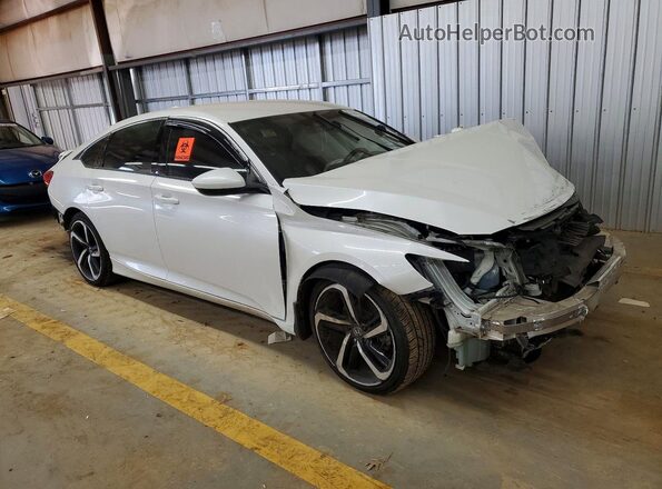 1HGCV1F3XKA151609 2019 HONDA ACCORD White 
