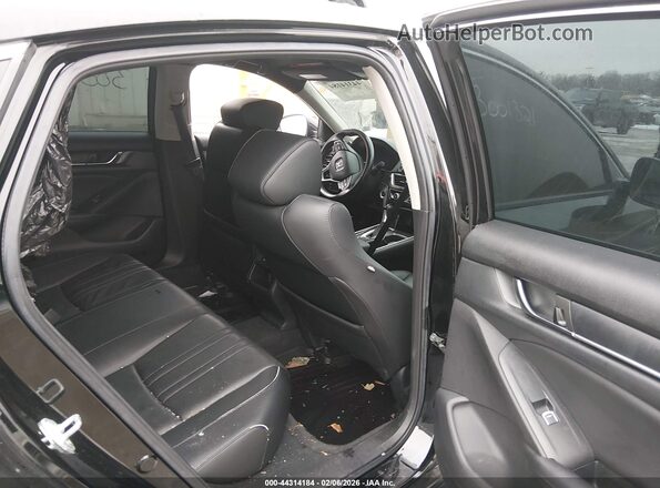 1HGCV1F41MA117375 2021 HONDA ACCORD Black Vista de la etiqueta del VIN