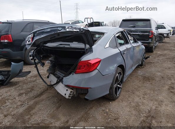 1HGCV1F47MA123178 2021 HONDA ACCORD Синий Задняя правая четверть