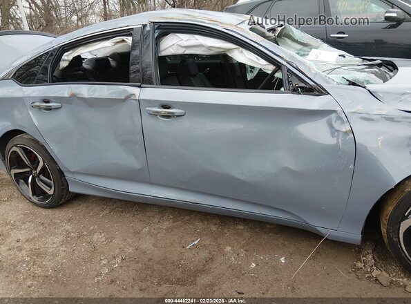 1HGCV1F47MA123178 2021 HONDA ACCORD Синий Панорамный вид салона 360°