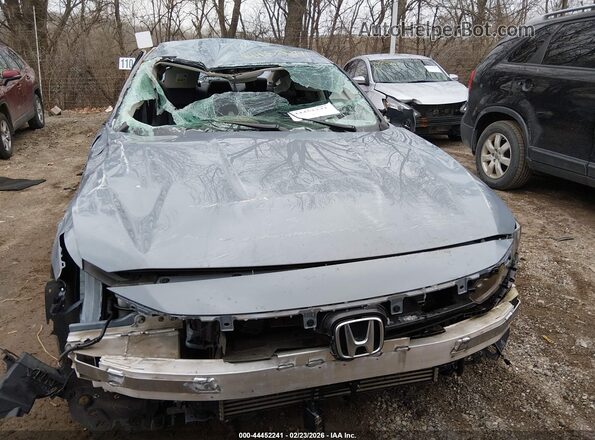 1HGCV1F47MA123178 2021 HONDA ACCORD Синий Вид задней части салона