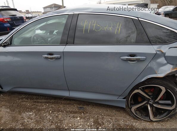 1HGCV1F47MA123178 2021 HONDA ACCORD Синий 