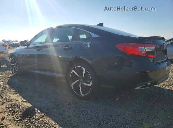 1HGCV1F47NA082438 2022 HONDA ACCORD Black Tył lewy