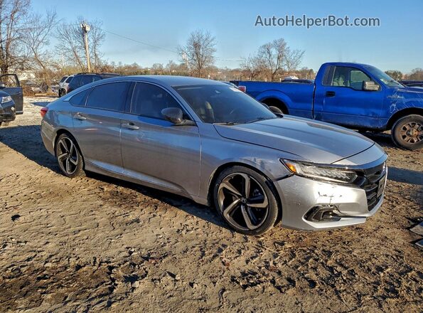 1HGCV1F48NA035922 2022 HONDA ACCORD Silver Передня права чверть