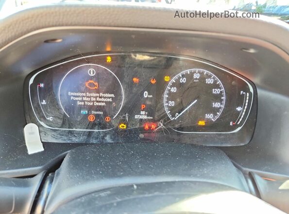 1HGCV1F49NA019129 2022 HONDA ACCORD White Vista del cuadro de instrumentos