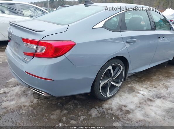 1HGCV1F4XMA088068 2021 HONDA ACCORD Light Blue Rear right