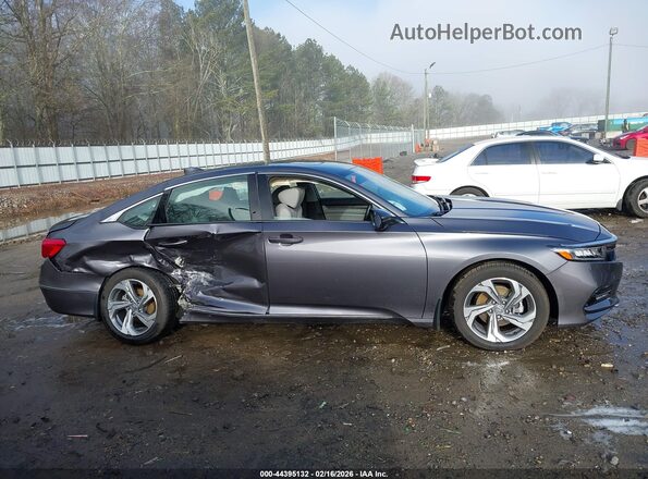 1HGCV1F59KA087869 2019 HONDA ACCORD Серый Вид задней части салона