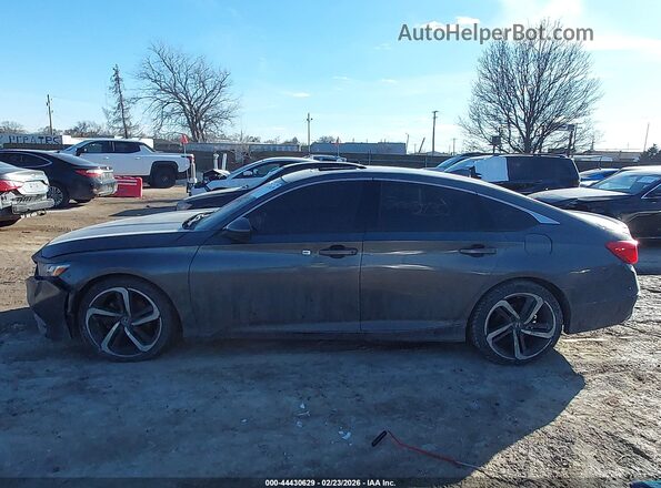 1HGCV2F33KA005400 2019 HONDA ACCORD Gray 