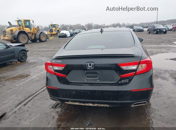 1HGCV2F36KA020506 2019 HONDA ACCORD Black 
