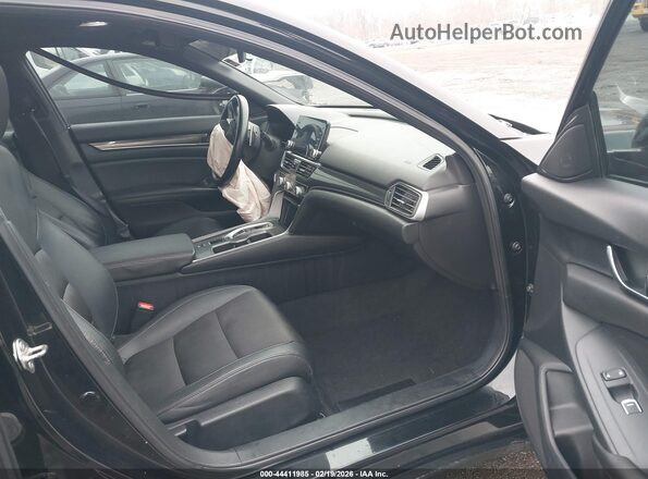 1HGCV2F36KA020506 2019 HONDA ACCORD Black 
