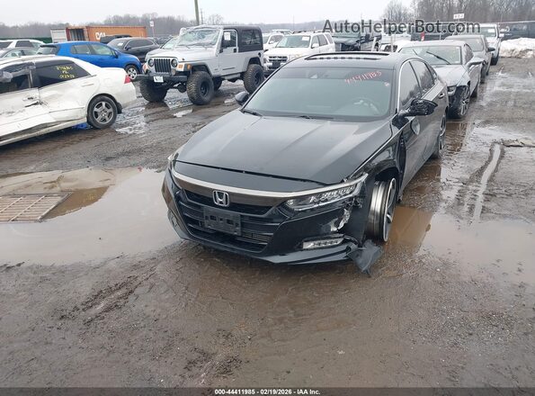 1HGCV2F36KA020506 2019 HONDA ACCORD Black 