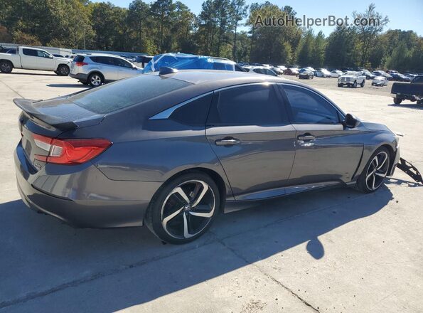 1HGCV2F3XKA008844 2019 HONDA ACCORD Gray 