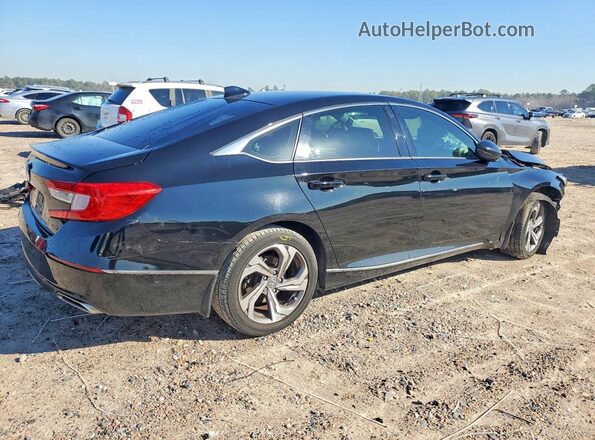 1HGCV2F53JA008278 2018 HONDA ACCORD Black Trasero derecho