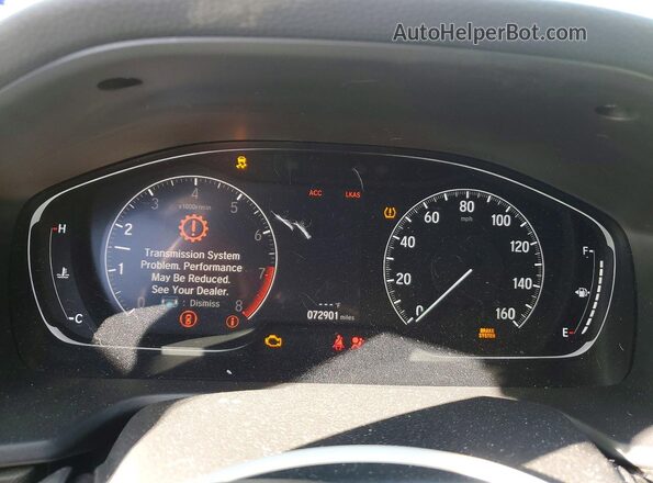 1HGCV2F53JA008278 2018 HONDA ACCORD Black Vista del cuadro de instrumentos