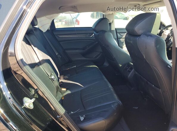 1HGCV2F53JA008278 2018 HONDA ACCORD Black Vista de los asientos traseros