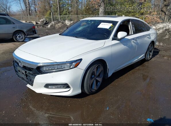 1HGCV2F91LA007944 2020 HONDA ACCORD White Առջևի ձախ երեք քառորդ տեսարան
