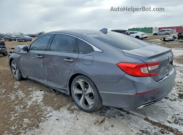 1HGCV2F99JA051204 2018 HONDA ACCORD Charcoal Задня ліва чверть