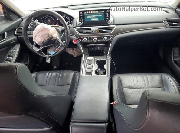 1HGCV2F99JA051204 2018 HONDA ACCORD Charcoal Вид панелі приладів