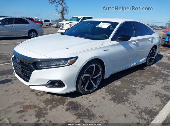 1HGCV3F27NA047361 2022 HONDA ACCORD White Передня ліва чверть