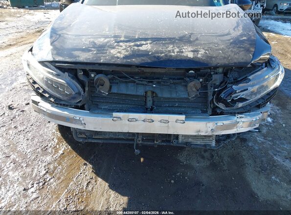 1HGCV3F28NA030312 2022 HONDA ACCORD Black Вид спереду