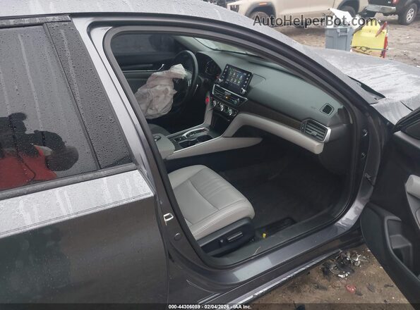 1HGCV3F51LA005078 2020 HONDA ACCORD HYBRID Gray 