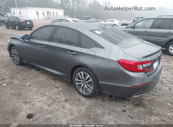 1HGCV3F51LA005078 2020 HONDA ACCORD HYBRID Gray 