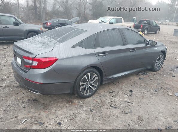 1HGCV3F51LA005078 2020 HONDA ACCORD HYBRID Gray 