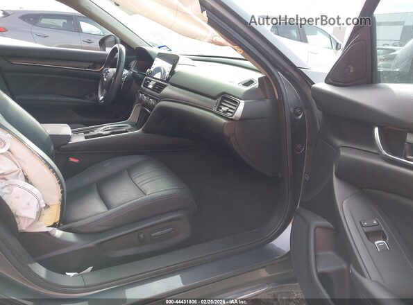 1HGCV3F54KA006790 2019 HONDA ACCORD HYBRID Gray Սալոնի դիմացի տեսք