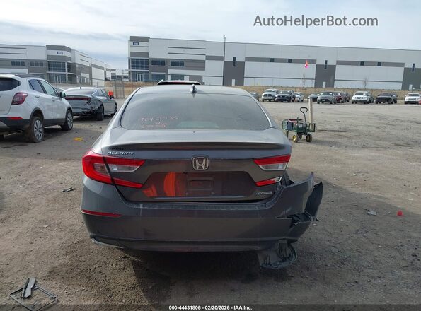 1HGCV3F54KA006790 2019 HONDA ACCORD HYBRID Gray 