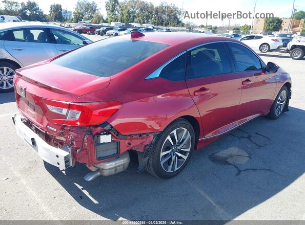 1HGCV3F56KA011540 2019 HONDA ACCORD HYBRID Burgundy 